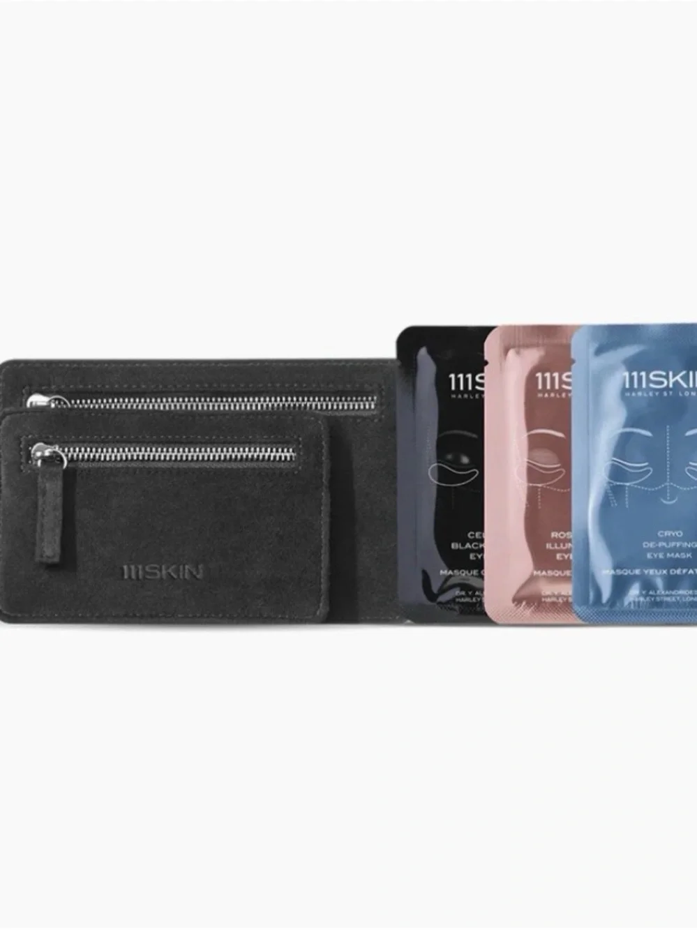 111SKIN The Jetsetter Passport Wallet and 3 Eye Masks NWT